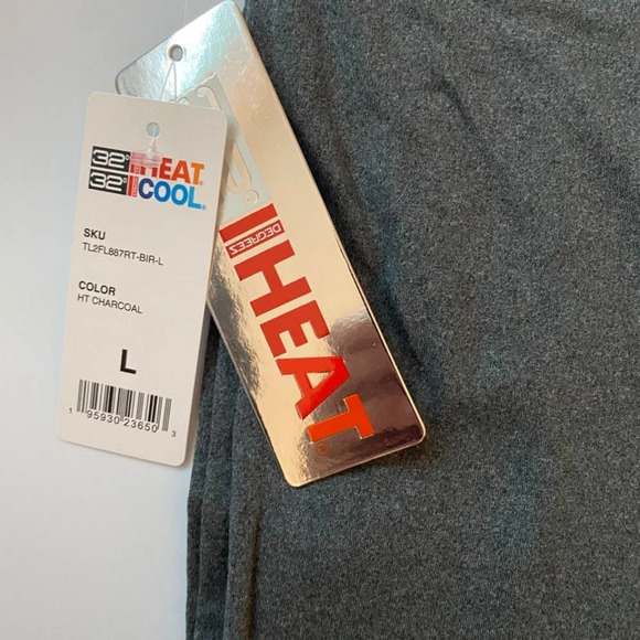 NWT 32 Degrees Women's Lightweight Baselayer Legging : Charcoal Heather or Black - Picture 8 of 8